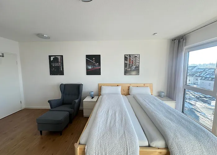 Daire Helles Mit Weitblick, Doppelbett, Zentrumsnah