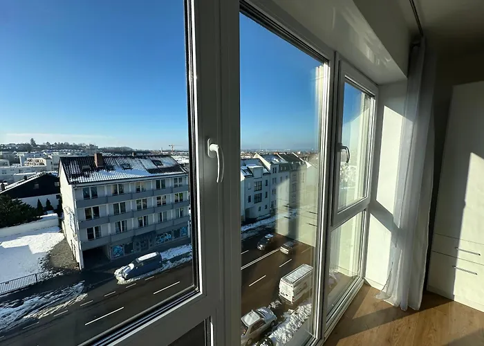 Helles Mit Weitblick, Doppelbett, Zentrumsnah Appartement Aschaffenbourg